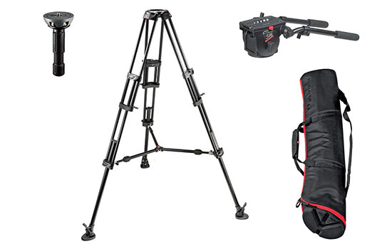 Manfrotto 516 Pro_Fluid Head Lightweight_Tripod