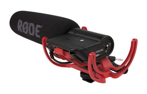 Rode VideoMic with Rycote Lyre Suspension System for Hire